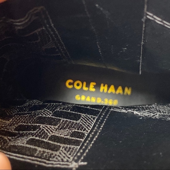 Cole Haan Leela Buckle Black Leather Moto Boot 6 1/2 - Picture 9 of 14